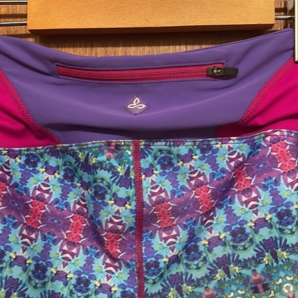 PrAna Aquabloom Geometric Rai Swim Tights - Picture 9 of 9